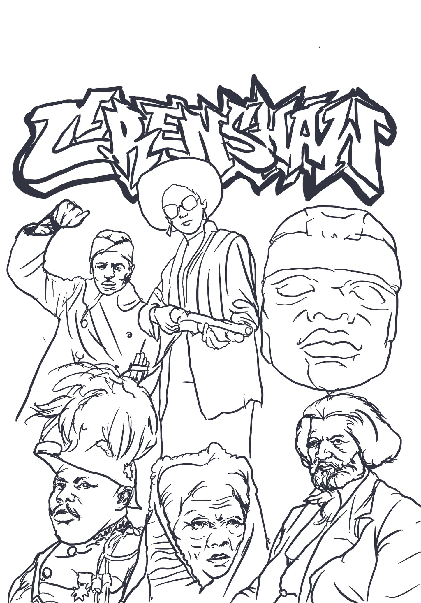 South Central Is Mecca Part II (Coloring Book)